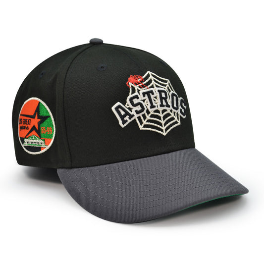 Houston Astros "SPIDER STROS" Exclusive New Era 59Fifty Fitted Hat - Black/Graphite