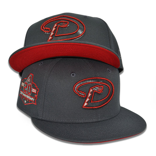 Arizona Diamondbacks "SHADOW STRIKE" Exclusive New Era 59Fifty Fitted Hat - Graphite