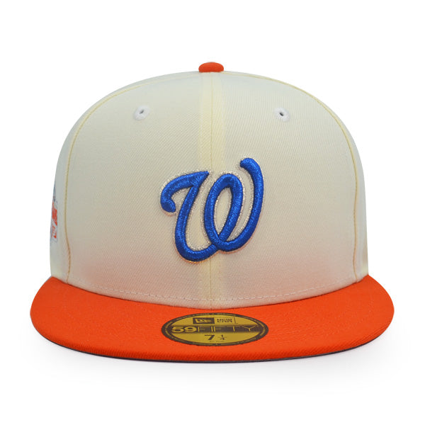 Washington Nationals 2018 ALL-STAR GAME Exclusive New Era 59Fifty Fitted Hat - Chrome/CD Orange