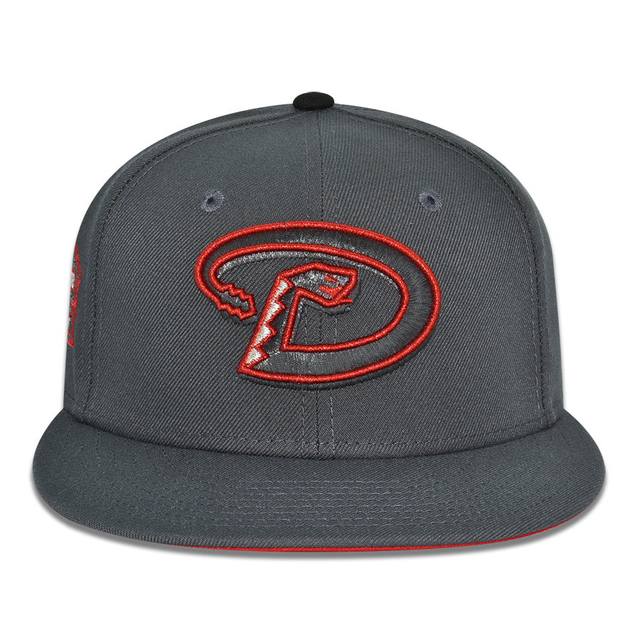Arizona Diamondbacks "SHADOW STRIKE" Exclusive New Era 59Fifty Fitted Hat - Graphite