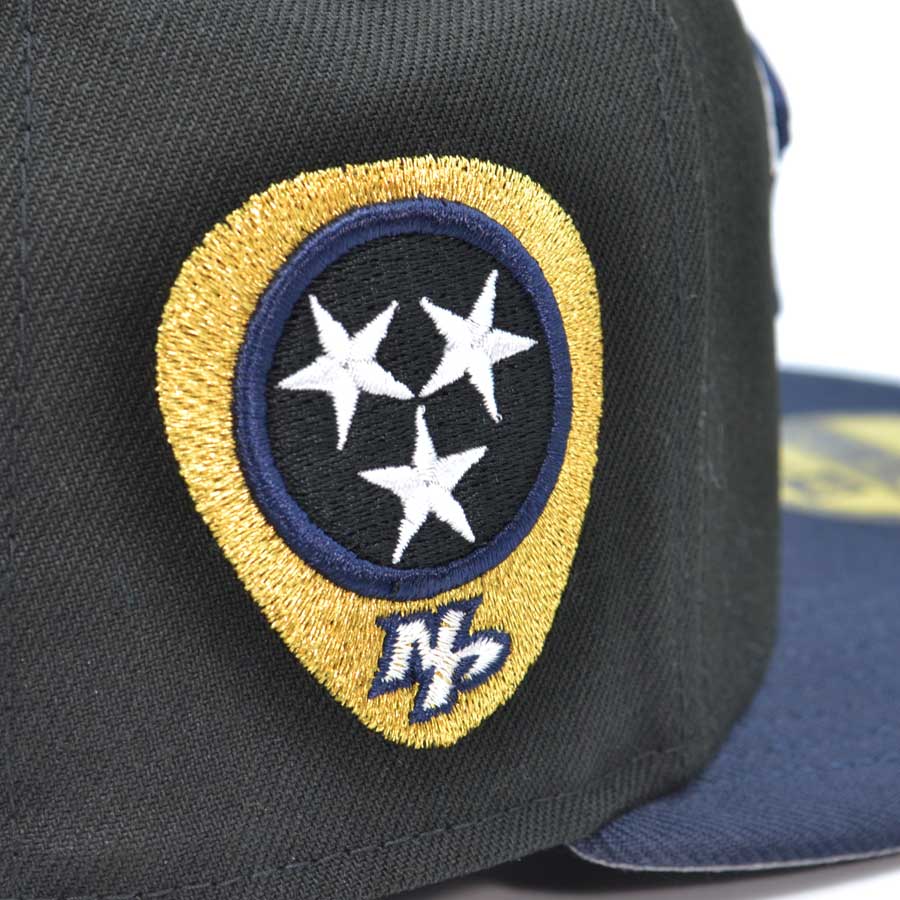 Nashville Predators "CELL BLOCK" Exclusive New Era 59Fifty Fitted Hat - Black/Navy