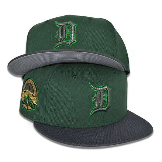 Detroit Tigers "DOOM" Exclusive New Era 59Fifty Fitted Hat - Mountain Pine/Dark Graphite