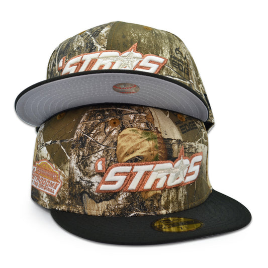 Houston Astros "STROS REAL TREE"  Exclusive New Era 59Fifty Fitted Hat - Real Tree Camo/Black