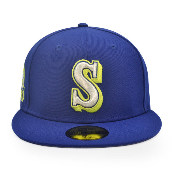 Seattle Mariners 30th ANNIVERSARY Exclusive New Era 59Fifty Fitted Hat - Dark Royal