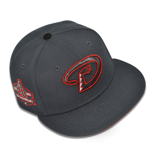 Arizona Diamondbacks "SHADOW STRIKE" Exclusive New Era 59Fifty Fitted Hat - Graphite