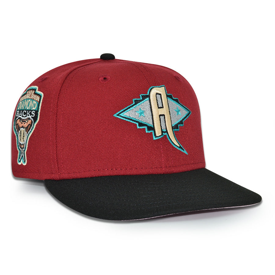 Arizona Diamondbacks "ANSWERBACKS" Exclusive New Era 59Fifty Fitted Hat - Brick/Black/Pinky UV