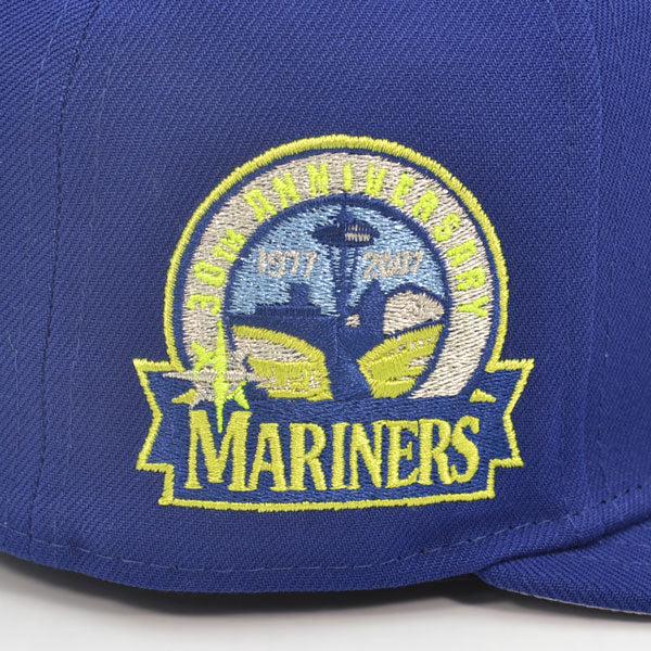 Seattle Mariners 30th ANNIVERSARY Exclusive New Era 59Fifty Fitted Hat - Dark Royal