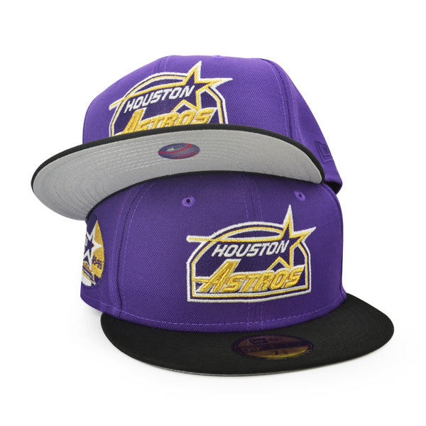 Houston Astros 35 Years Exclusive New Era 59Fifty Fitted Hat - Purple/Black