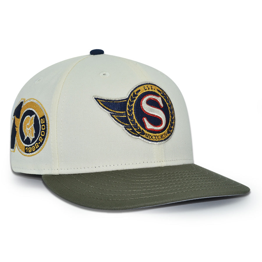 Ottawa Senators "MONEY BAGS" Exclusive New Era 59Fifty Fitted Hat - Chrome/New Olive