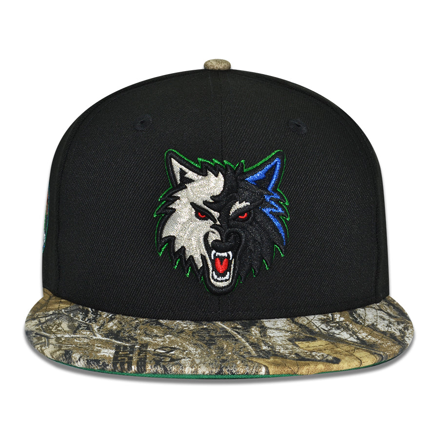 Minnesota Timberwolves "THE BIG TICKET" Exclusive New Era 59Fifty Fitted Hat -Black/Real Tree