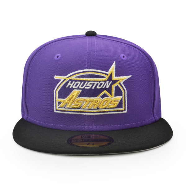 Houston Astros 35 Years Exclusive New Era 59Fifty Fitted Hat - Purple/Black