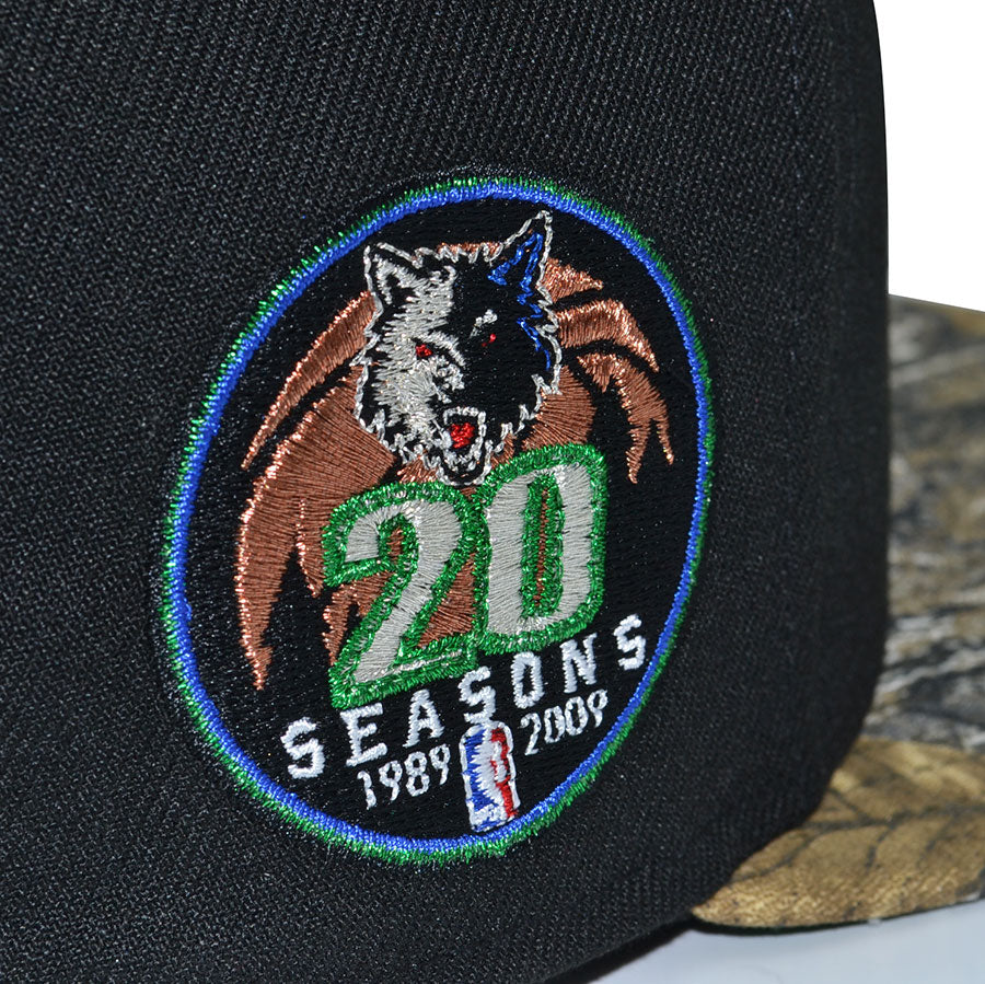 Minnesota Timberwolves "THE BIG TICKET" Exclusive New Era 59Fifty Fitted Hat -Black/Real Tree