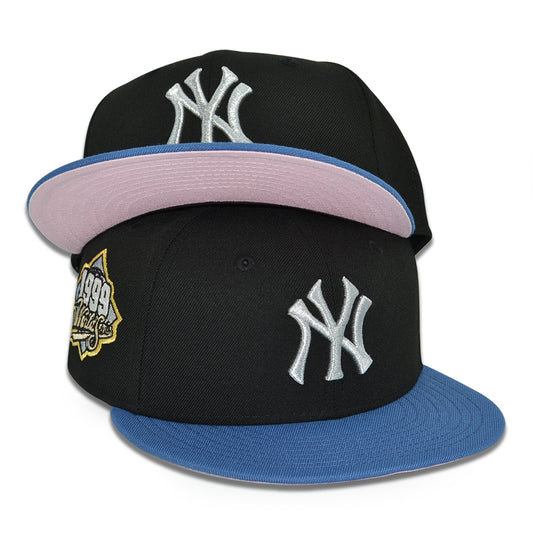 New York Yankees "THE EDGE" Exclusive New Era 59Fifty Fitted Hat - Black/Indigo