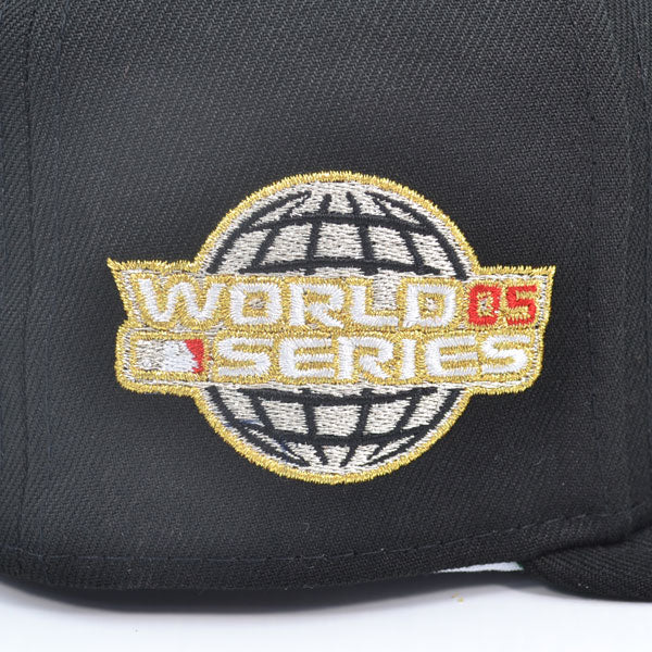 Chicago White Sox 2005 WORLD SERIES Exclusive New Era 59Fifty Fitted Hat - Black