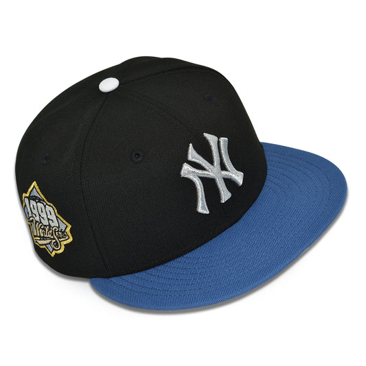 New York Yankees "THE EDGE" Exclusive New Era 59Fifty Fitted Hat - Black/Indigo