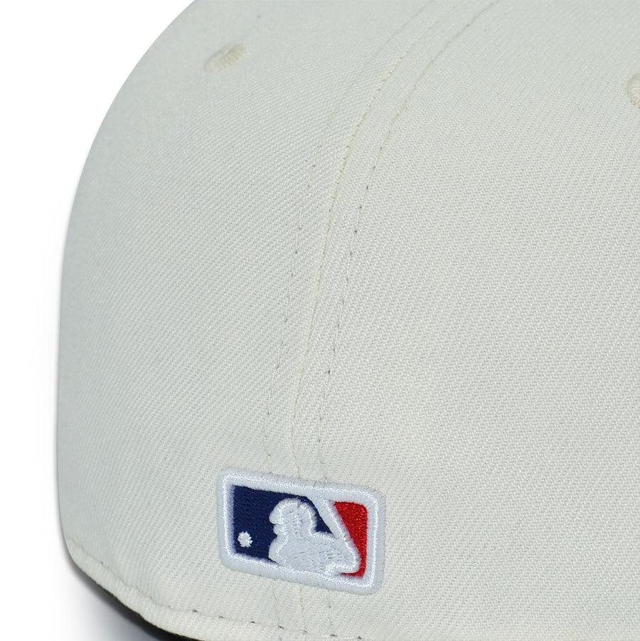 New York Mets "MONEY BAGS" Exclusive New Era 59Fifty Fitted Hat - Chrome/Front Door Red