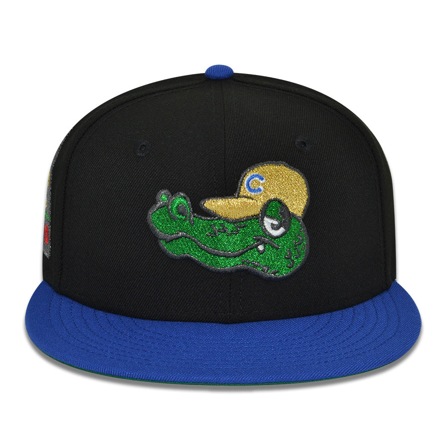 Chicago Cubs Chance the Gator "STAR LINE CUBS" Exclusive New Era 59Fifty Fitted Hat - Black/Majestic