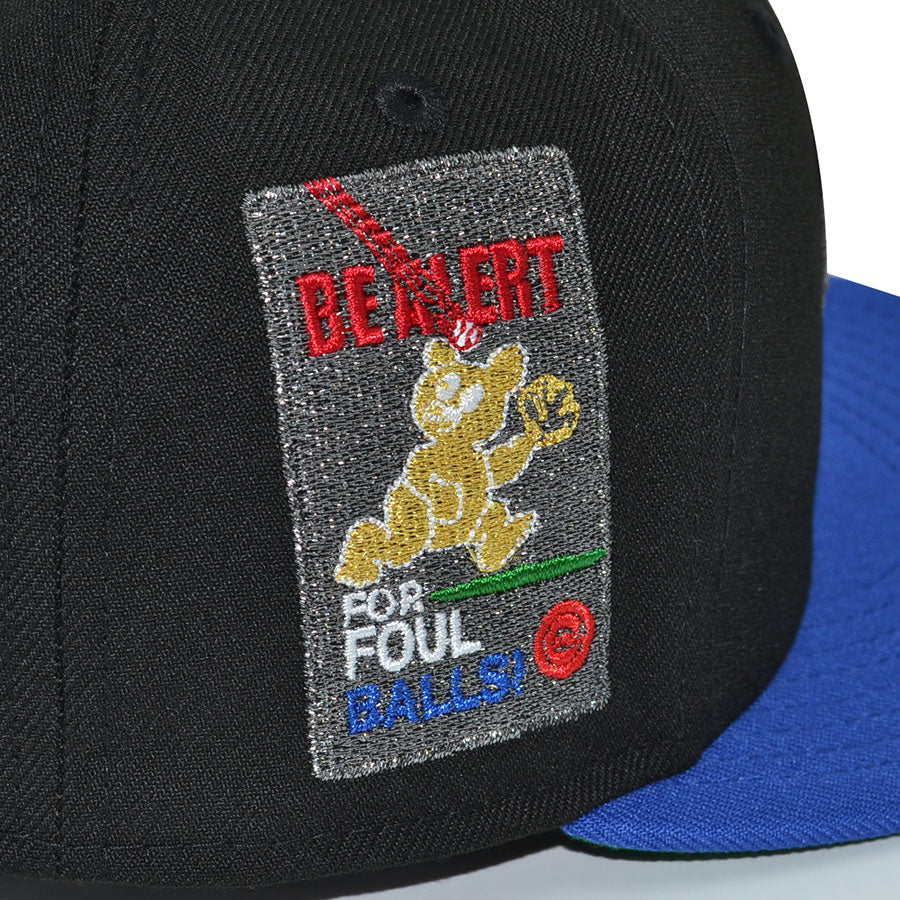Chicago Cubs Chance the Gator "STAR LINE CUBS" Exclusive New Era 59Fifty Fitted Hat - Black/Majestic
