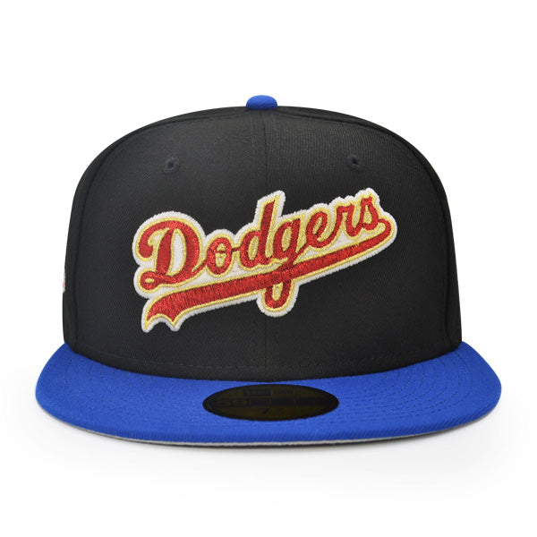 Los Angeles Dodgers 60th ANNIVERSARY Exclusive New Era 59Fifty Fitted Hat –Black/Royal