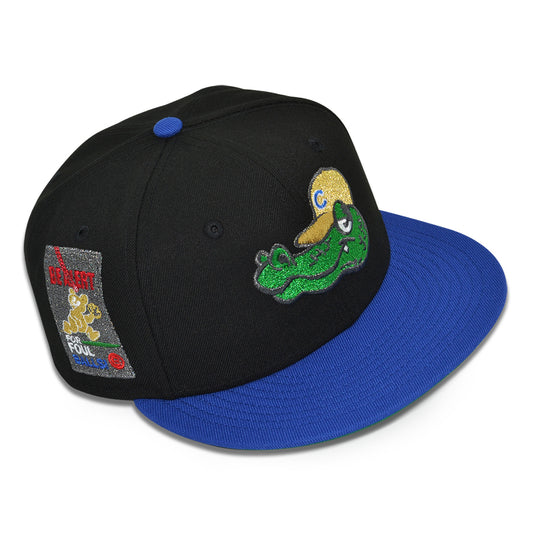 Chicago Cubs Chance the Gator "STAR LINE CUBS" Exclusive New Era 59Fifty Fitted Hat - Black/Majestic