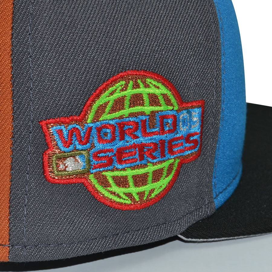 Houston Astros "HOBGOBLIN" Exclusive New Era 59Fifty Fitted Hat - Card Blue/Black/Graphite/Rush Orange