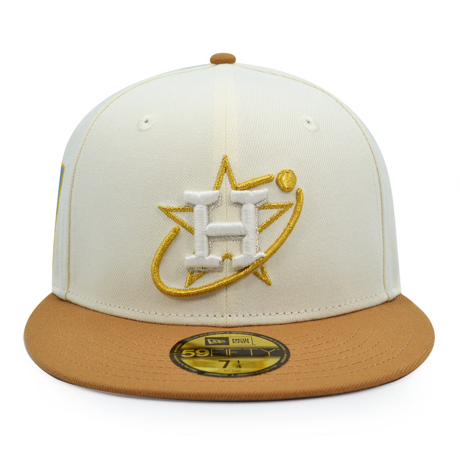 Houston Astros 2000 Inaugural Season Exclusive New Era 59Fifty Fitted Hat - Chrome/Bronze