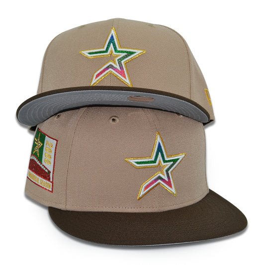 Houston Astros "THE SERAPE" Exclusive New Era 59Fifty Fitted Hat - Camel/Walnut
