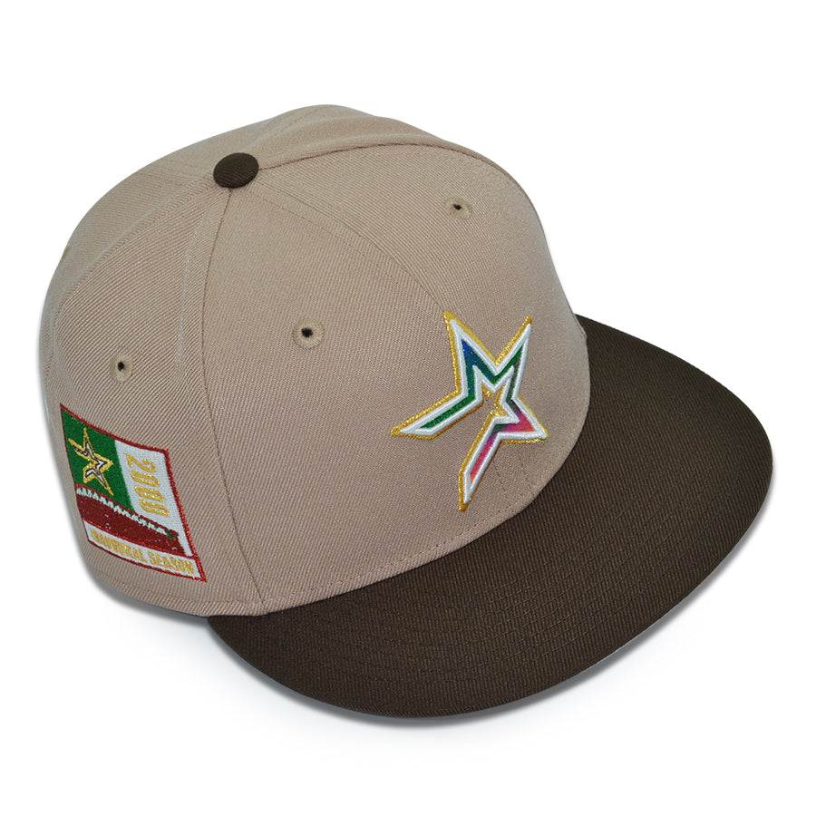 Houston Astros "THE SERAPE" Exclusive New Era 59Fifty Fitted Hat - Camel/Walnut