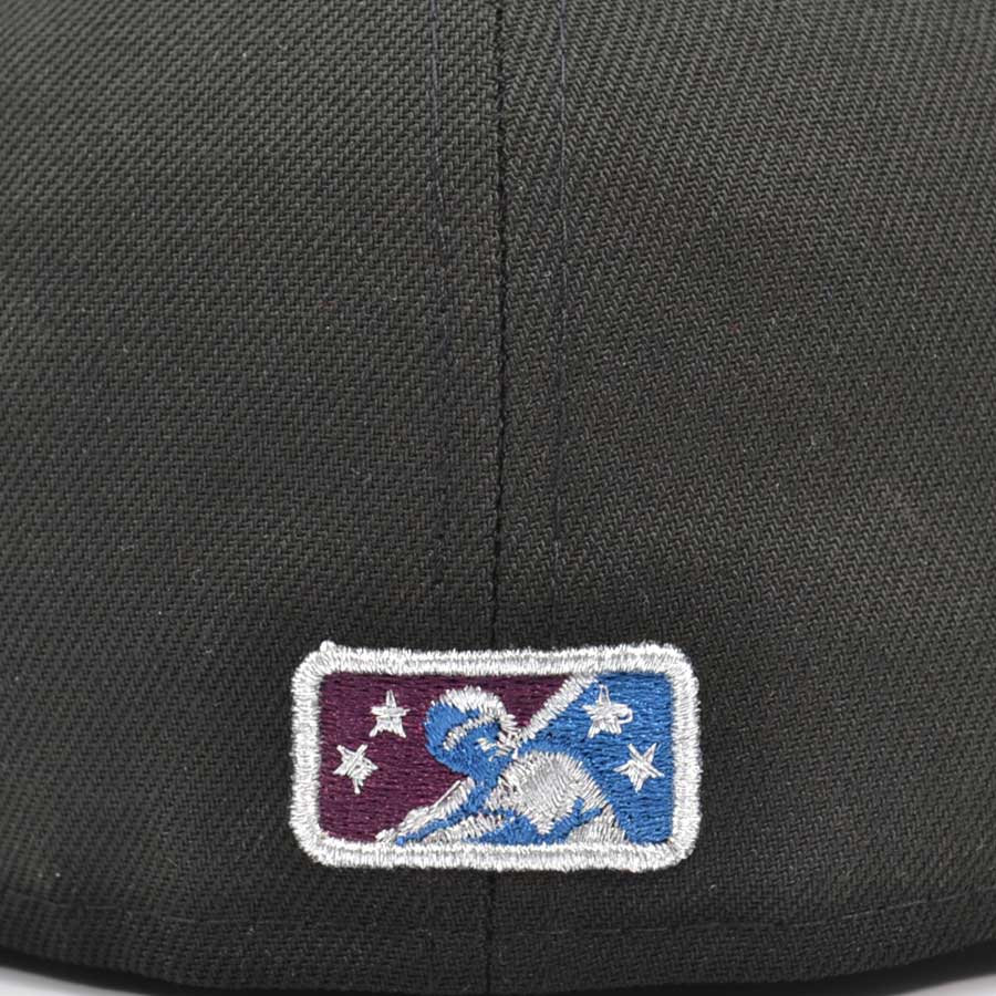 Salt Lake Stingers Triple A Exclusive New Era 59Fifty Fitted Hat - Black/Green Bark