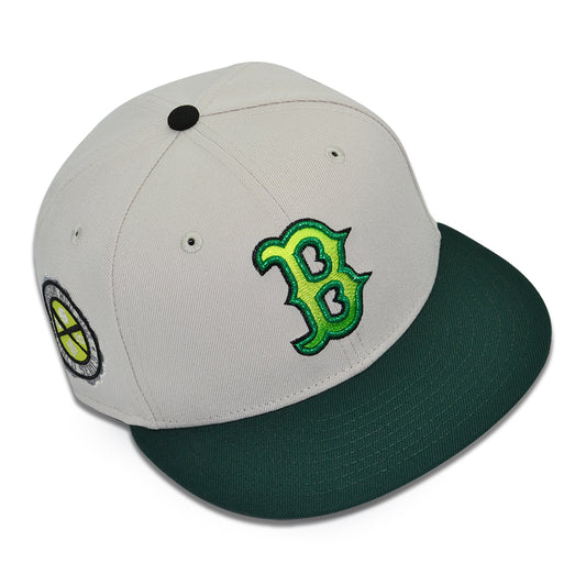 Boston Red Sox "BEN 10" Exclusive New Era 59Fifty Fitted Hat - Stone/Green