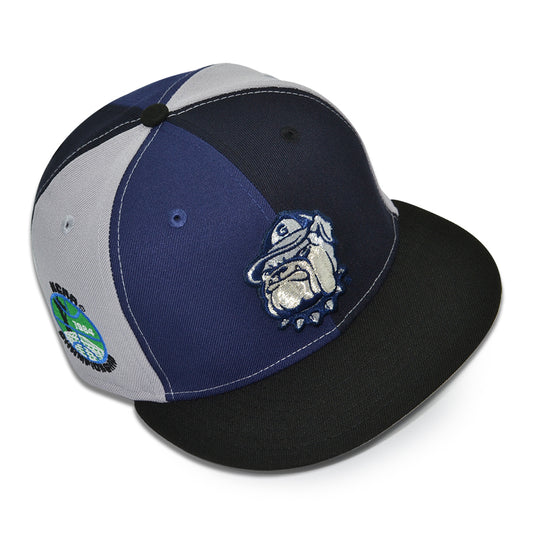 Georgetown Hoyas "THE DOG IN ME" Pinwheel Exclusive New Era 59Fifty Fitted Hat - Navy/Black/Gray