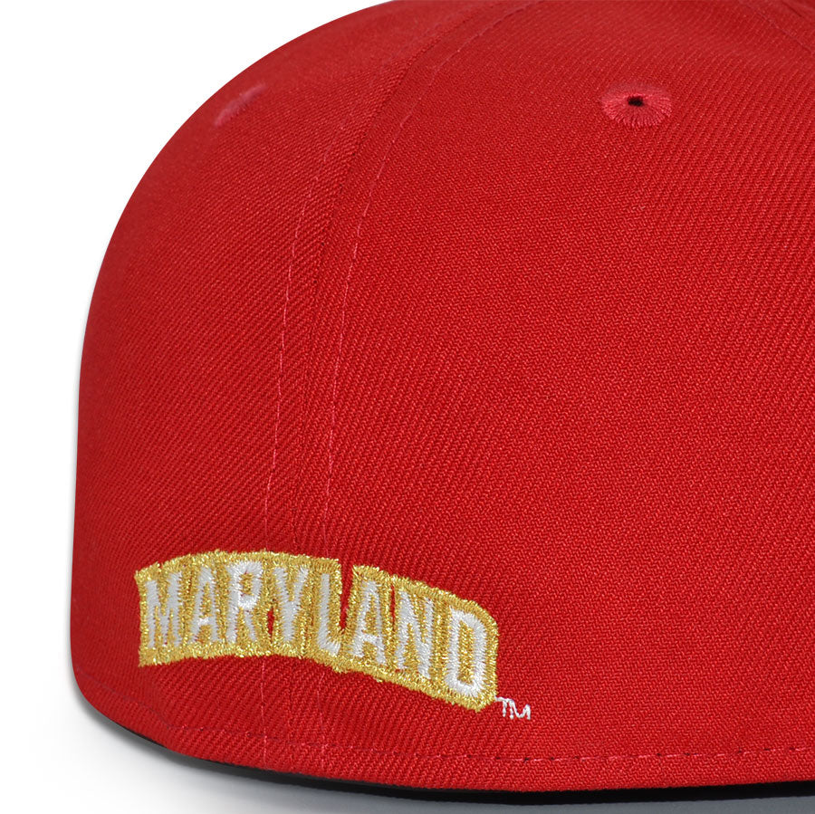 Maryland Terrapins "FEAR THE SHELL" Exclusive New Era 59Fifty Fitted Hat - Scarlet/Walnut