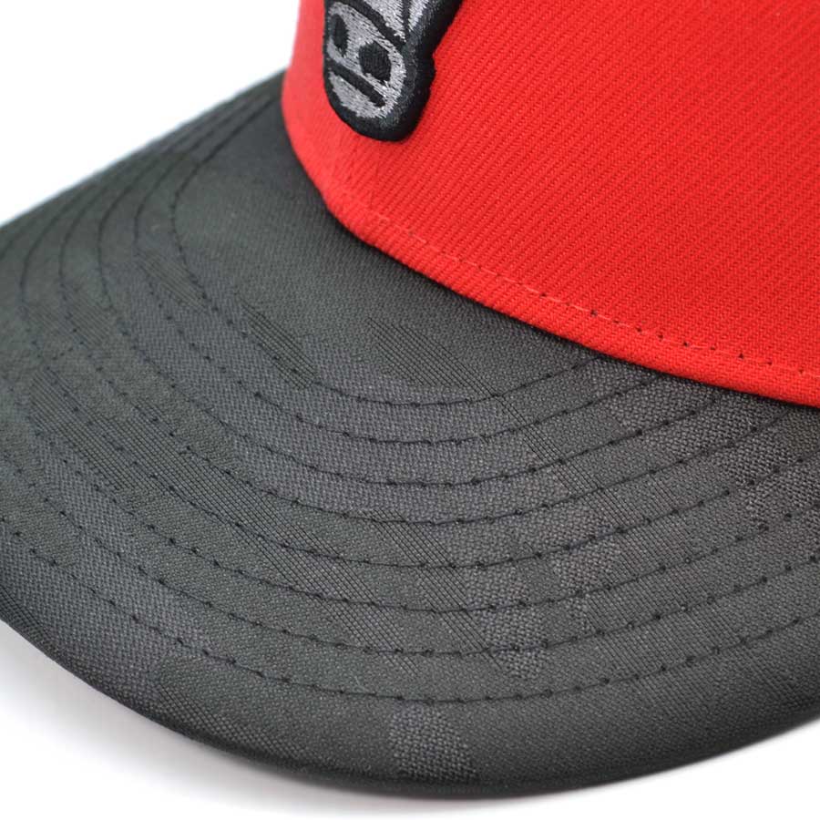 Chicago Bulls "BULLY BALL" Exclusive New Era 59Fifty Fitted Hat - Scarlet/Black Camo