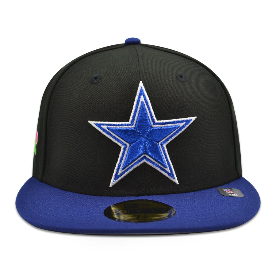 Dallas Cowboys "TENTH STREET" Exclusive New Era 59Fifty Fitted Hat - Black/Royal