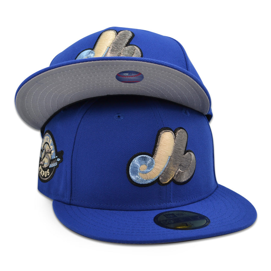 Montreal Expos "MOUNT ROYAL" Exclusive New Era 59Fifty Fitted Hat - Majestic