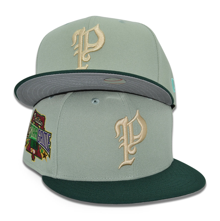 Philadelphia Phillies "POISON IVY" Exclusive New Era 59Fifty Fitted Hat - Everest / Dark Green
