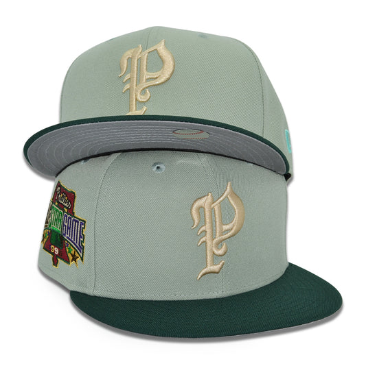 Philadelphia Phillies "POISON IVY" Exclusive New Era 59Fifty Fitted Hat - Everest / Dark Green