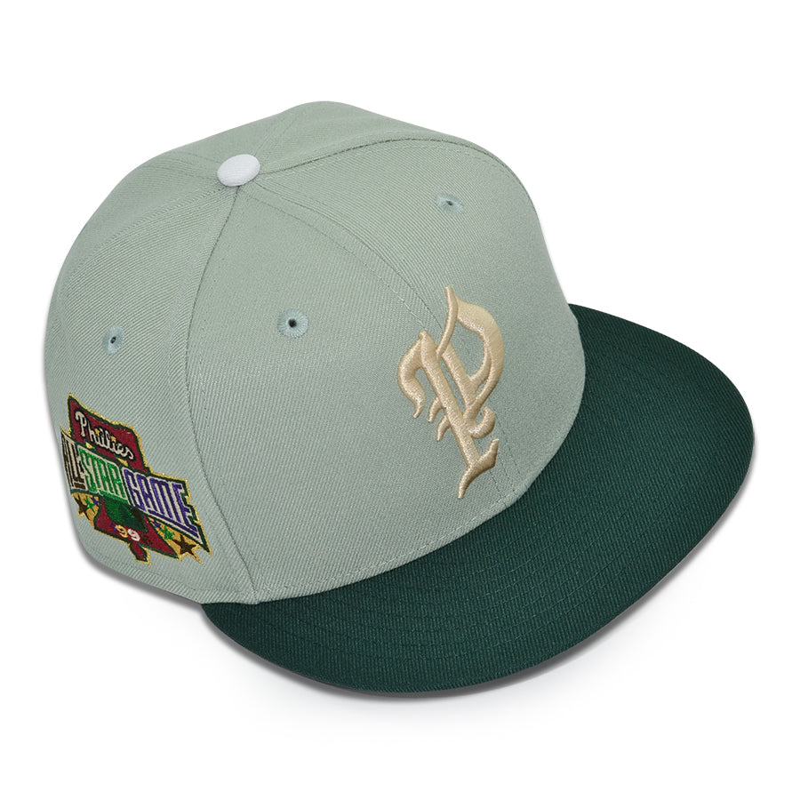 Philadelphia Phillies "POISON IVY" Exclusive New Era 59Fifty Fitted Hat - Everest / Dark Green