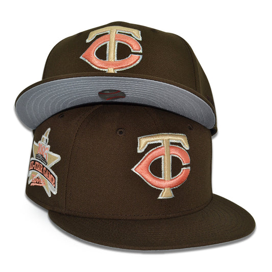 Minnesota Twins "la ULTIMA" Exclusive New Era 59Fifty Fitted Hat - Walnut
