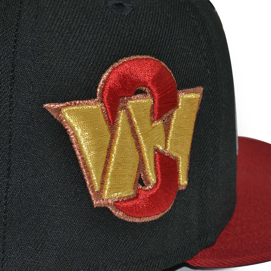 Washington Commanders "RAISE HAIL" Exclusive New Era 59Fifty Fitted Hat - Black/HRed