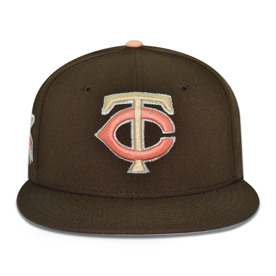 Minnesota Twins "la ULTIMA" Exclusive New Era 59Fifty Fitted Hat - Walnut