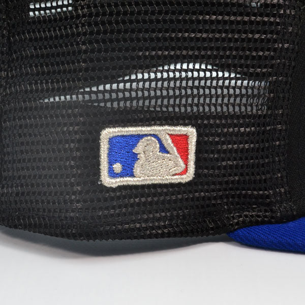 Los Angeles Dodgers SIDE BATTY Mesh Exclusive New Era 59Fifty Fitted Hat - Black/Royal