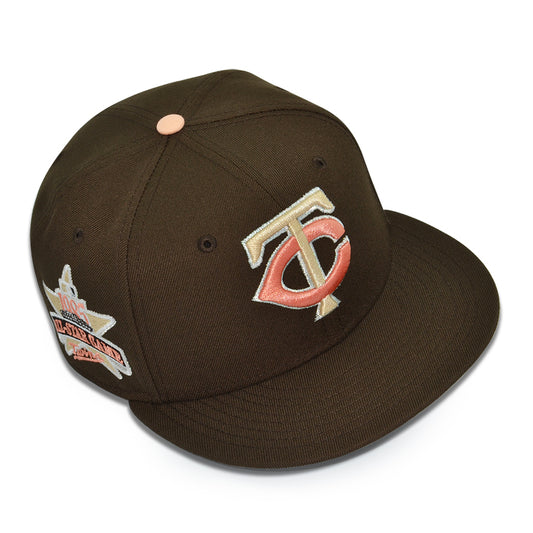 Minnesota Twins "la ULTIMA" Exclusive New Era 59Fifty Fitted Hat - Walnut