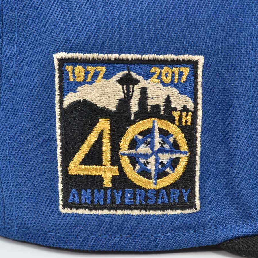 Seattle Mariners 40th Anniversary Exclusive New Era 59Fifty Fitted Hat -Songbird/Black
