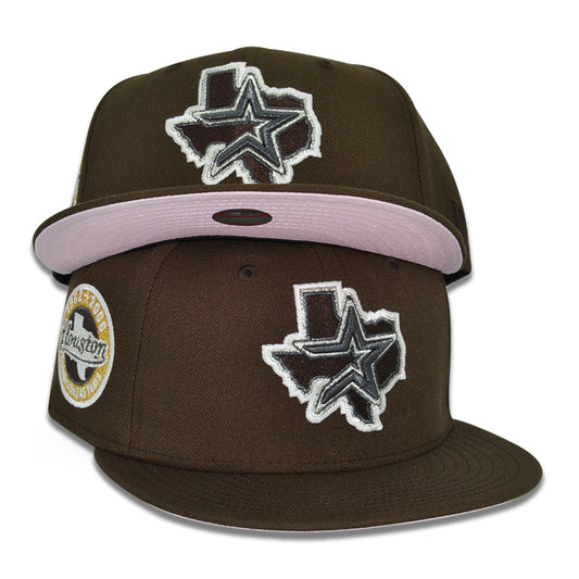 Houston Astros "TXF RODEO" Exclusive New Era 59Fifty Fitted Hat - Walnut/Pinky