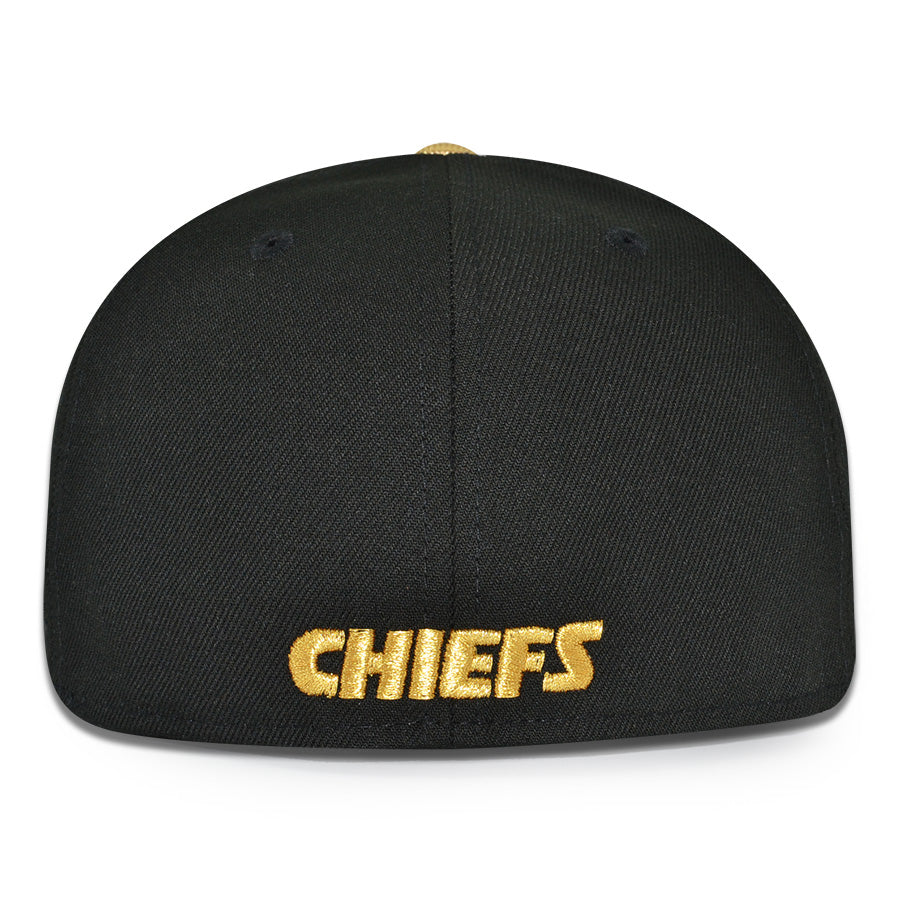 Kansas City Chiefs "CAPTAIN KINGDOM" Exclusive New Era 59Fifty Fitted Hat - Black/FDRed