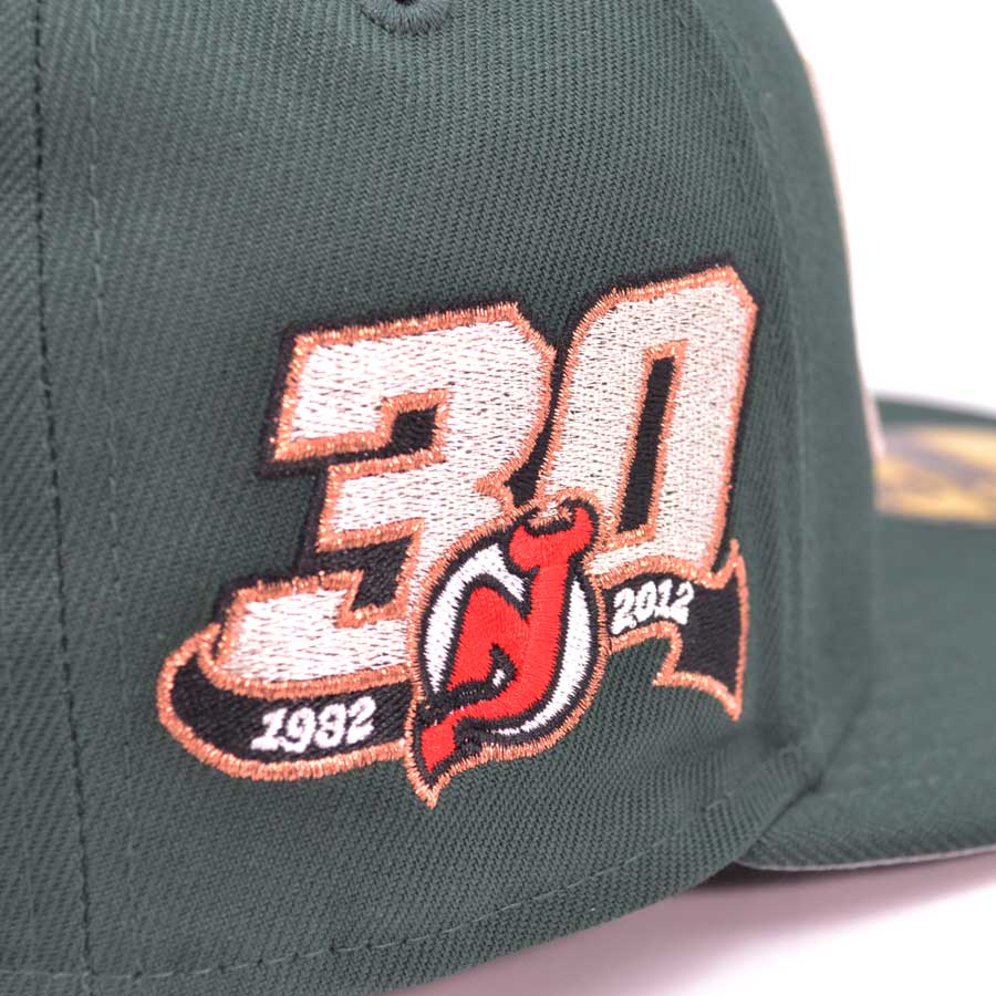 New Jersey Devils "DEVIL'S DEN" Exclusive New Era 59Fifty Fitted Hat - Devil Green