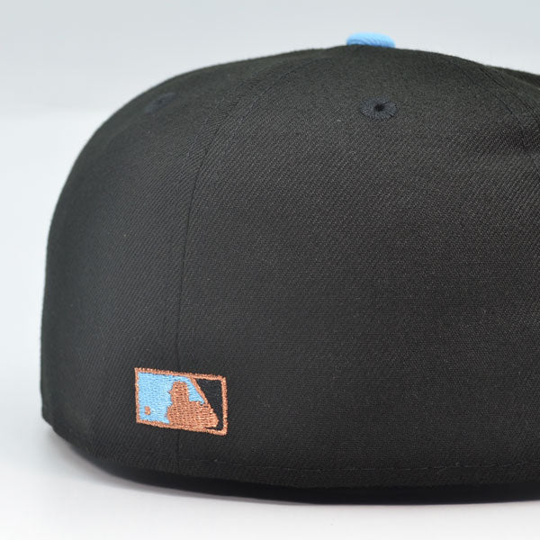 Chicago White Sox 95 YEARS Exclusive New Era 59Fifty Fitted Hat - Black/Sky