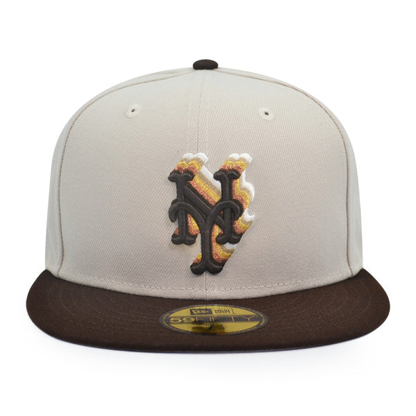 New York Mets 1964 ALL-STAR GAME Exclusive New Era 59Fifty Fitted Hat - Stone/Burntwood