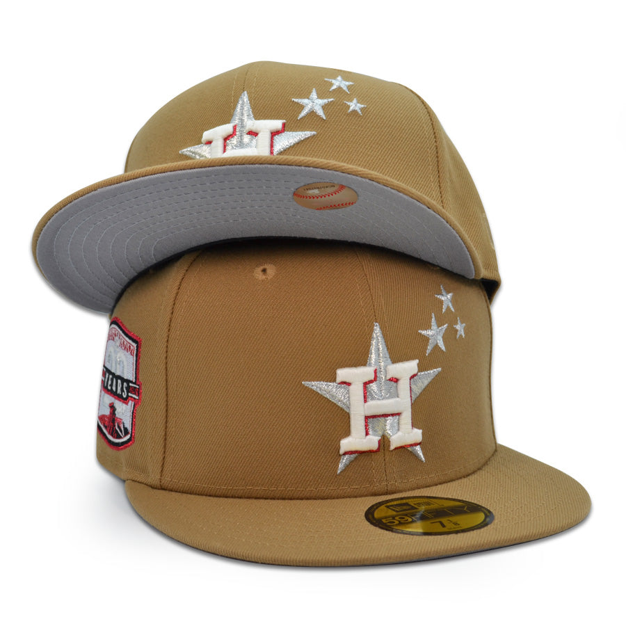 Houston Astros "COZY JACK" Exclusive New Era 59Fifty Fitted Hat - Khaki